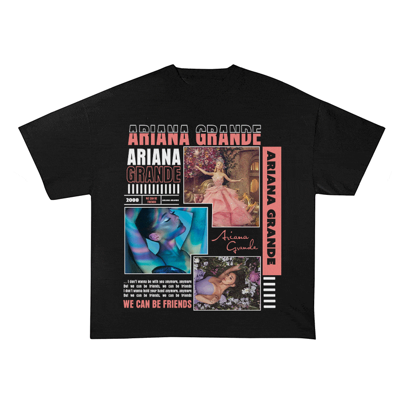 ARIANA GRANDE HEAVY WEIGHT COTTON TEE-8988