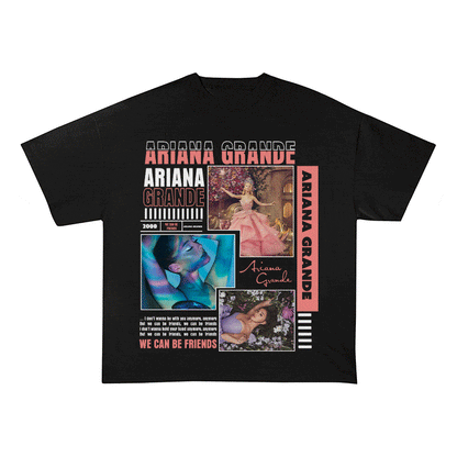 ARIANA GRANDE HEAVY WEIGHT COTTON TEE-8988