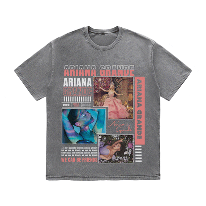 ARIANA GRANDE HEAVY WEIGHT COTTON TEE-8988