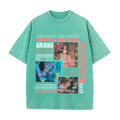 ARIANA GRANDE HEAVY WEIGHT COTTON TEE-8988