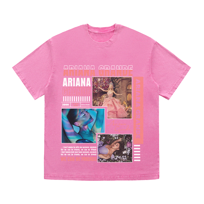 ARIANA GRANDE HEAVY WEIGHT COTTON TEE-8988
