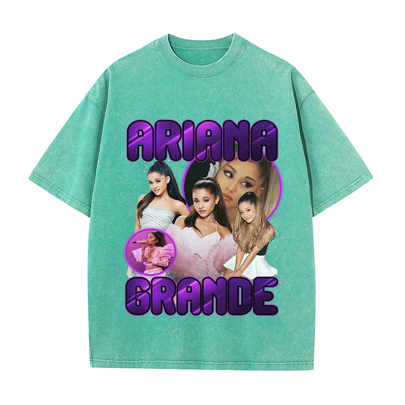 ARIANA GRANDE HEAVY WEIGHT COTTON TEE-9116