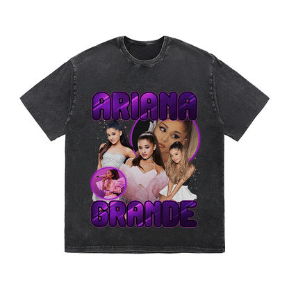 ARIANA GRANDE HEAVY WEIGHT COTTON TEE-9116