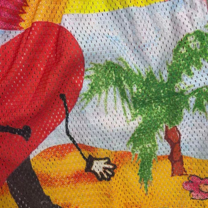 BAD BUNNY MESH SHORTS-8738