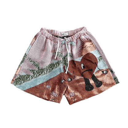 BAD-BUNNY TAPESTRY SHORTS