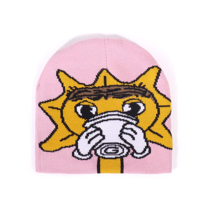 RDMCLOTHINGART tapestry hoodie BEANIE-2083