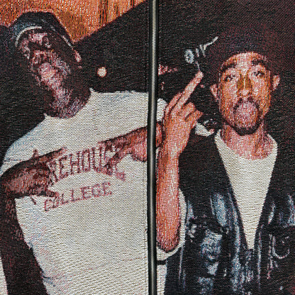 BIGGIE& PAC  TAPESTRY TEE