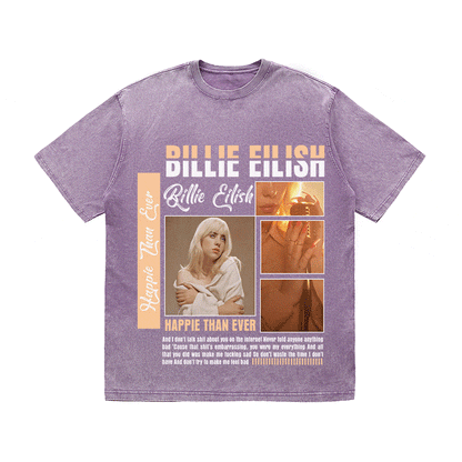BILLIE EILISH HEAVY WEIGHT COTTON TEE-8990