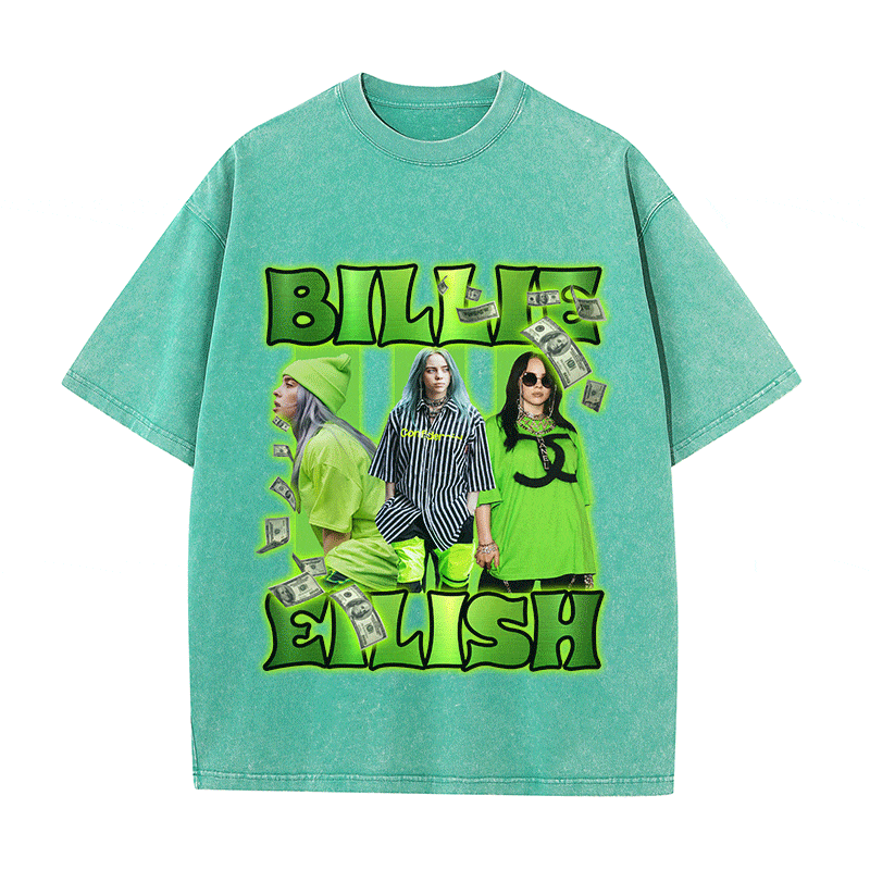 BILLIE EILISH HEAVY WEIGHT COTTON TEE-9120
