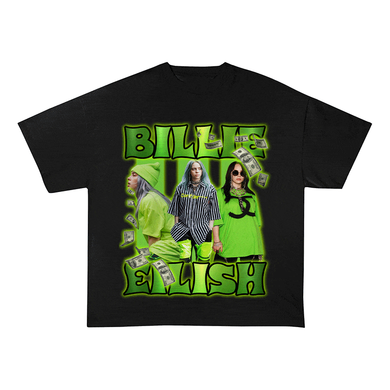 BILLIE EILISH HEAVY WEIGHT COTTON TEE-9120