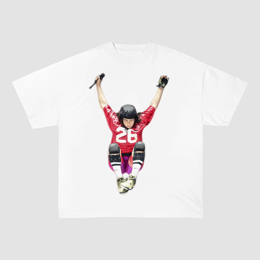 BILLIE EILISH SUPER BOWL 2025 PERFORMANCE OVERSIZED HEAVYWEIGHT COTTON TEE-6009