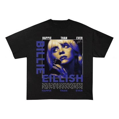 BILLIE EILLISH HEAVY WEIGHT COTTON TEE-8991