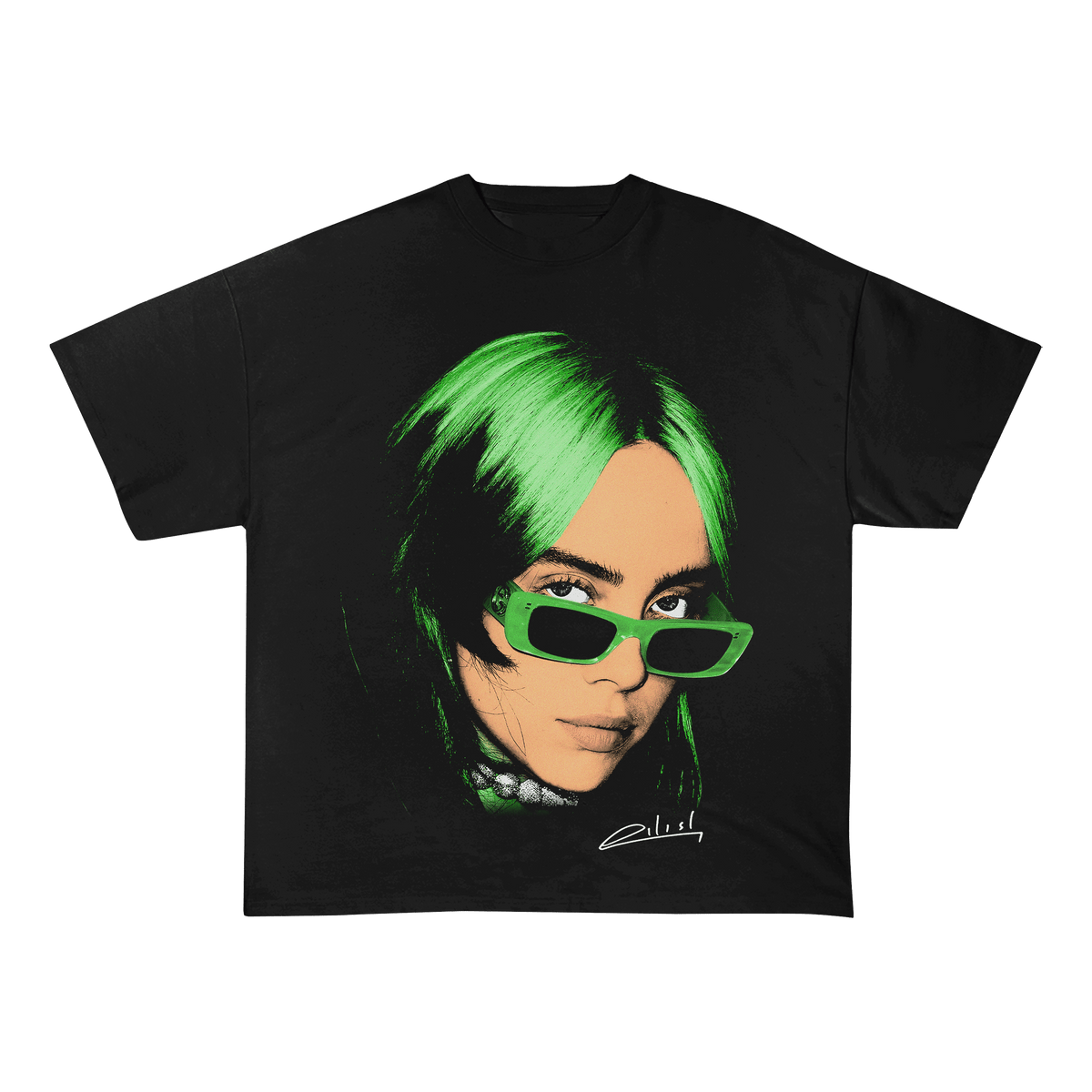 BILLIEEILISH HEAVY WEIGHT COTTON TEE-8039