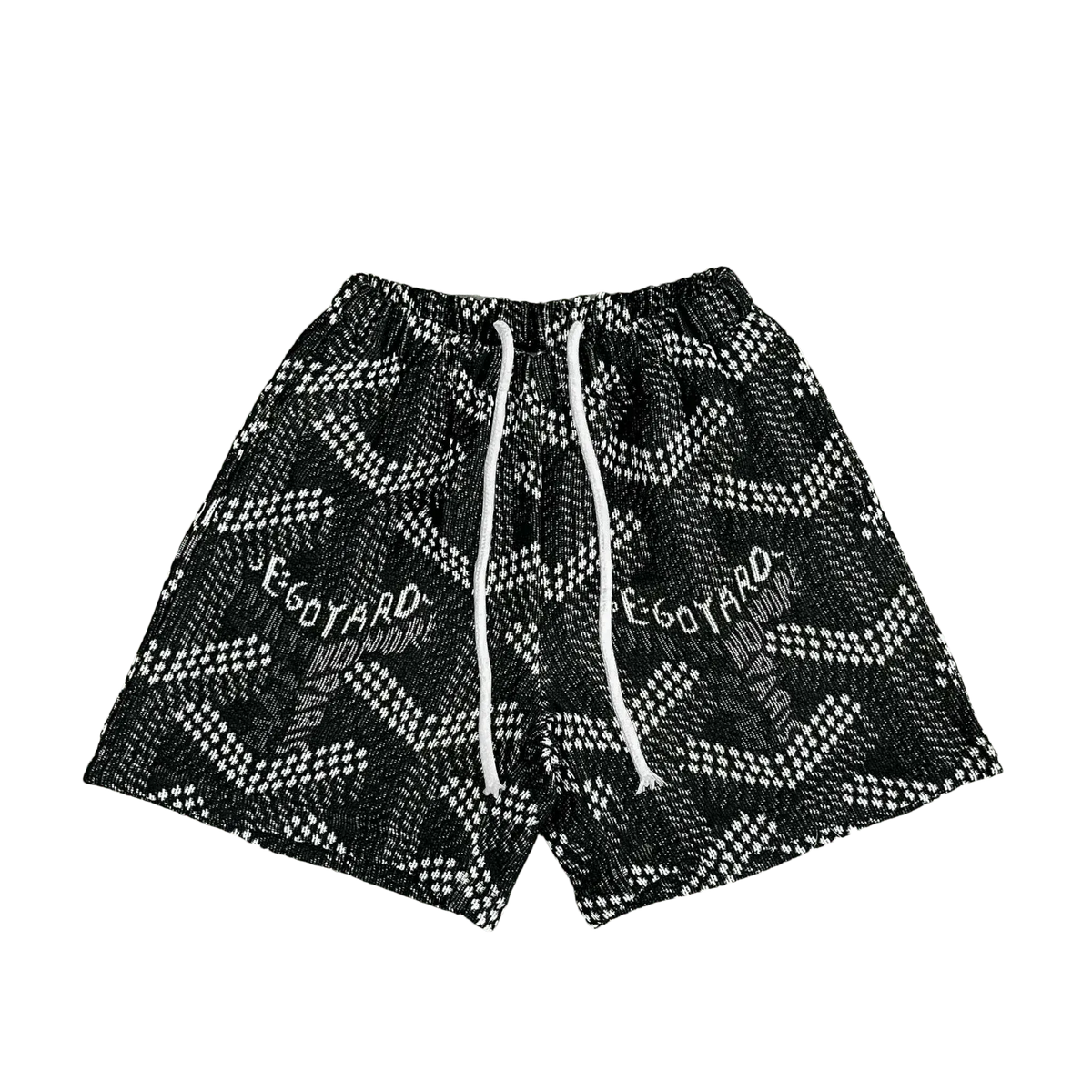 BLACK GY TAPESTRY SHORTS