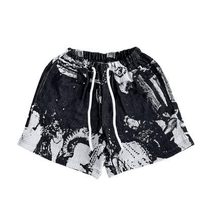 BLACK HIP TAPESTRY SHORT