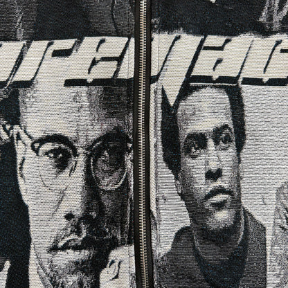 BLACK LEADER TAPESTRY JACKET