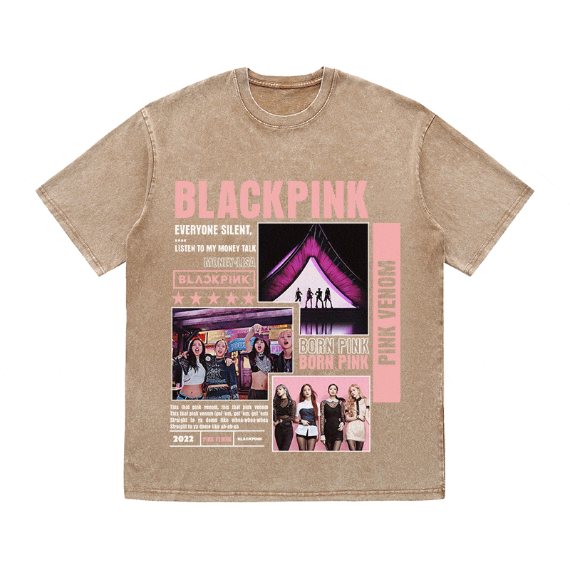 BLACKPINCK HEAVY WEIGHT COTTON TEE-8992