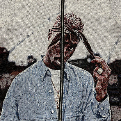BLUE 2PAC TAPESTRY TEE
