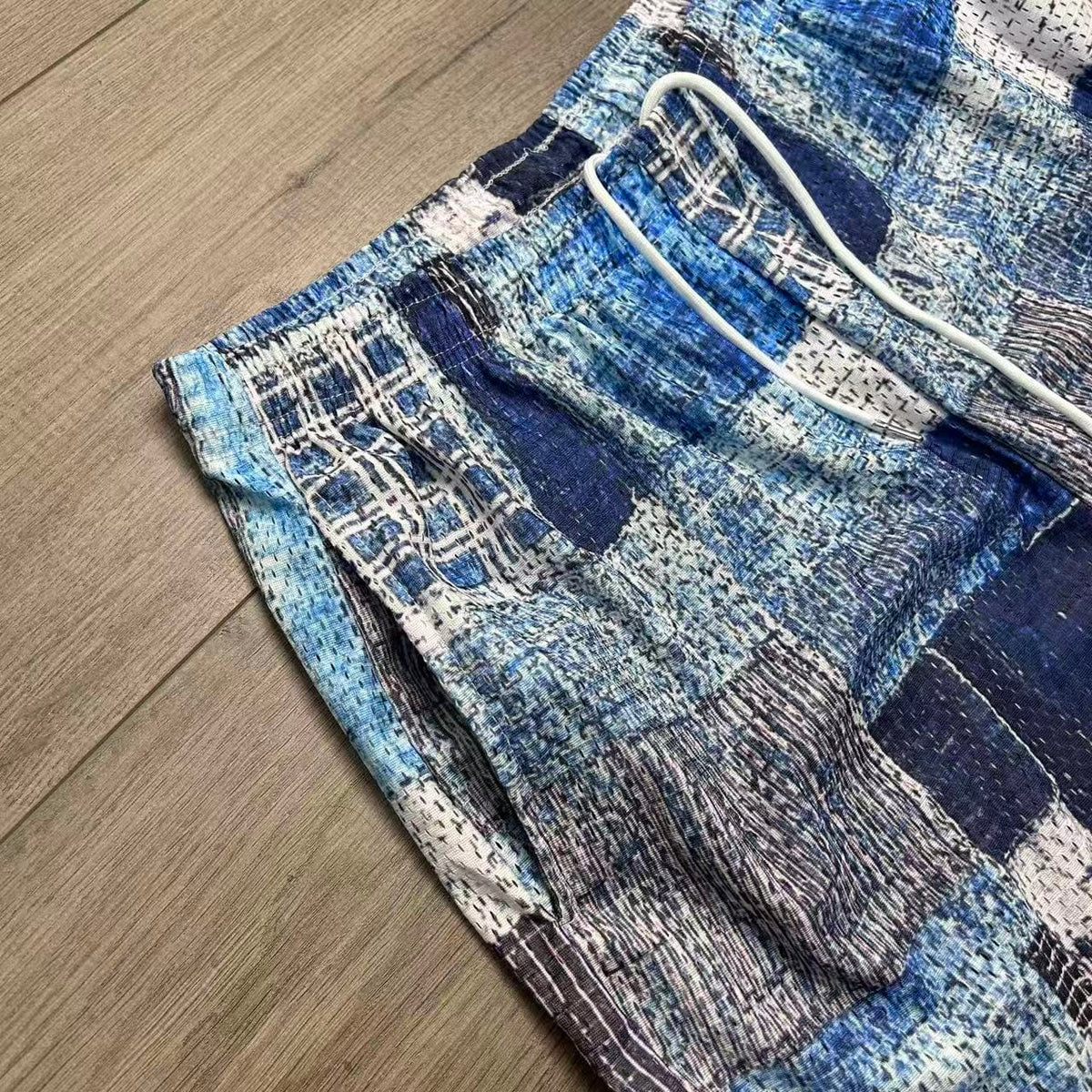 BLUE BORO MESH SHORTS-8778