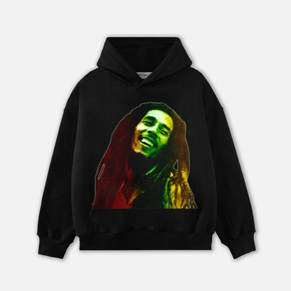 BOBMARLEY HEAD HOODIE-1072