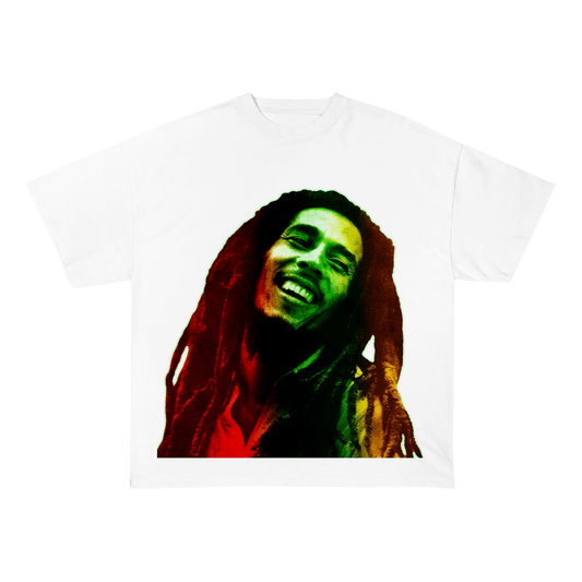 BOBMARLEY HEAVY WEIGHT COTTON TEE-8021