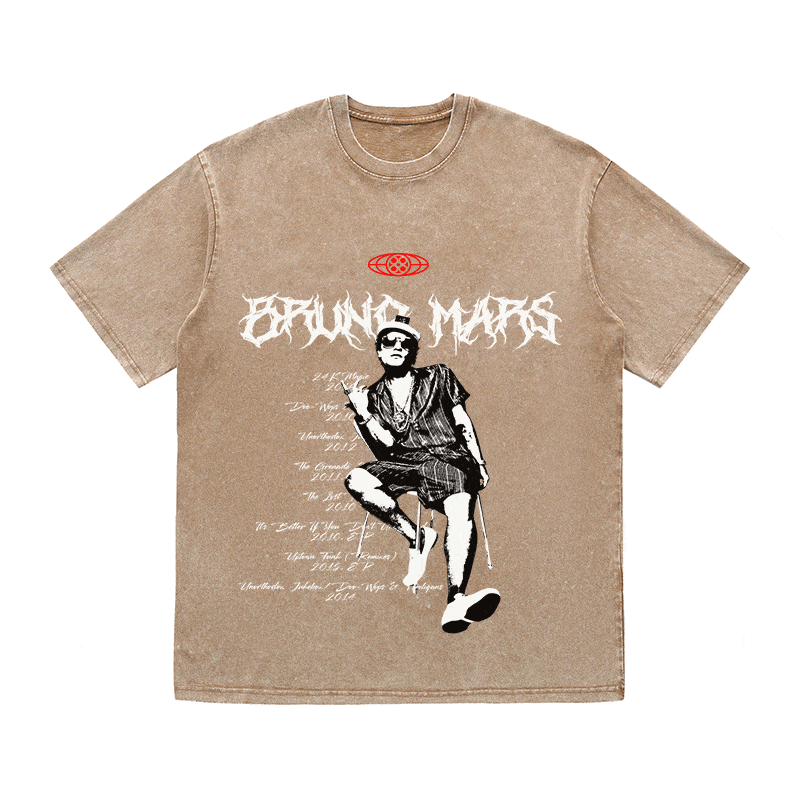 RDMCLOTHINGART tapestry hoodie BRUNO MARS HEAVY WEIGHT COTTON TEE-8874