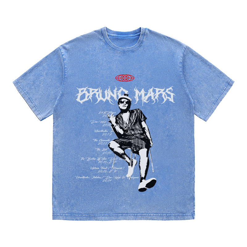 RDMCLOTHINGART tapestry hoodie BRUNO MARS HEAVY WEIGHT COTTON TEE-8874