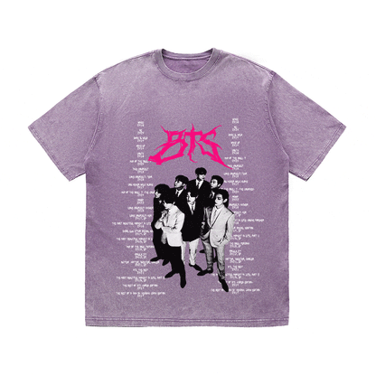 RDMCLOTHINGART tapestry hoodie BTS HEAVY WEIGHT COTTON TEE-8899