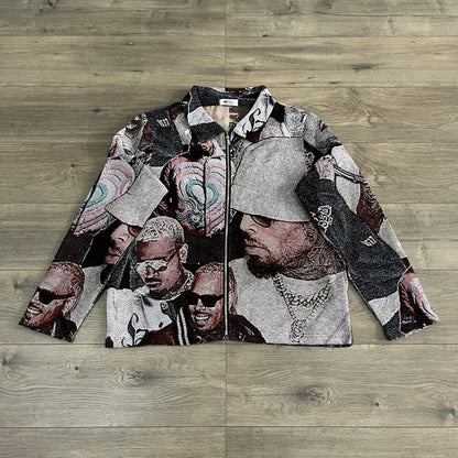 CHRIS BROWN V2 TAPESTRY JACKET