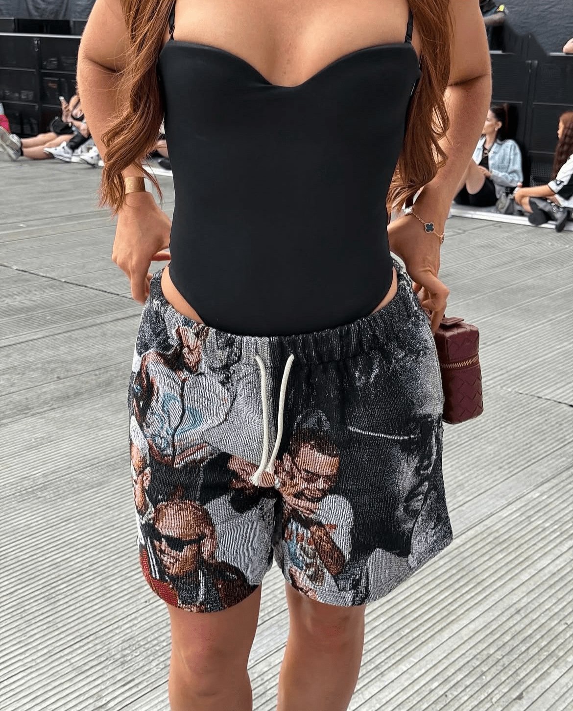 CHRIS BROWN V2 TAPESTRY SHORTS
