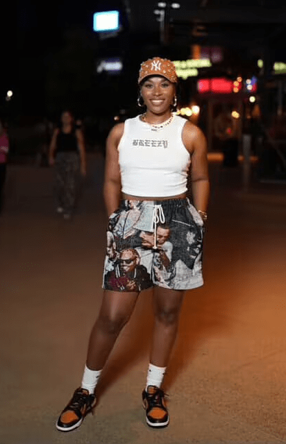 CHRIS BROWN V2 TAPESTRY SHORTS