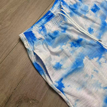 CLOUDS BANDANA MESH SHORTS-8780
