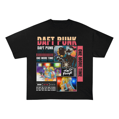 RDMCLOTHINGART tapestry hoodie DAFT PUNK HEAVY WEIGHT COTTON TEE-8993