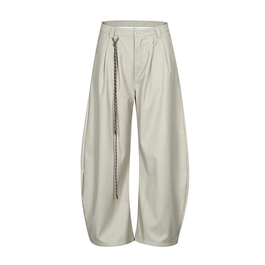 DESIGN RELAXED-FIT CASUAL PANTS-6006