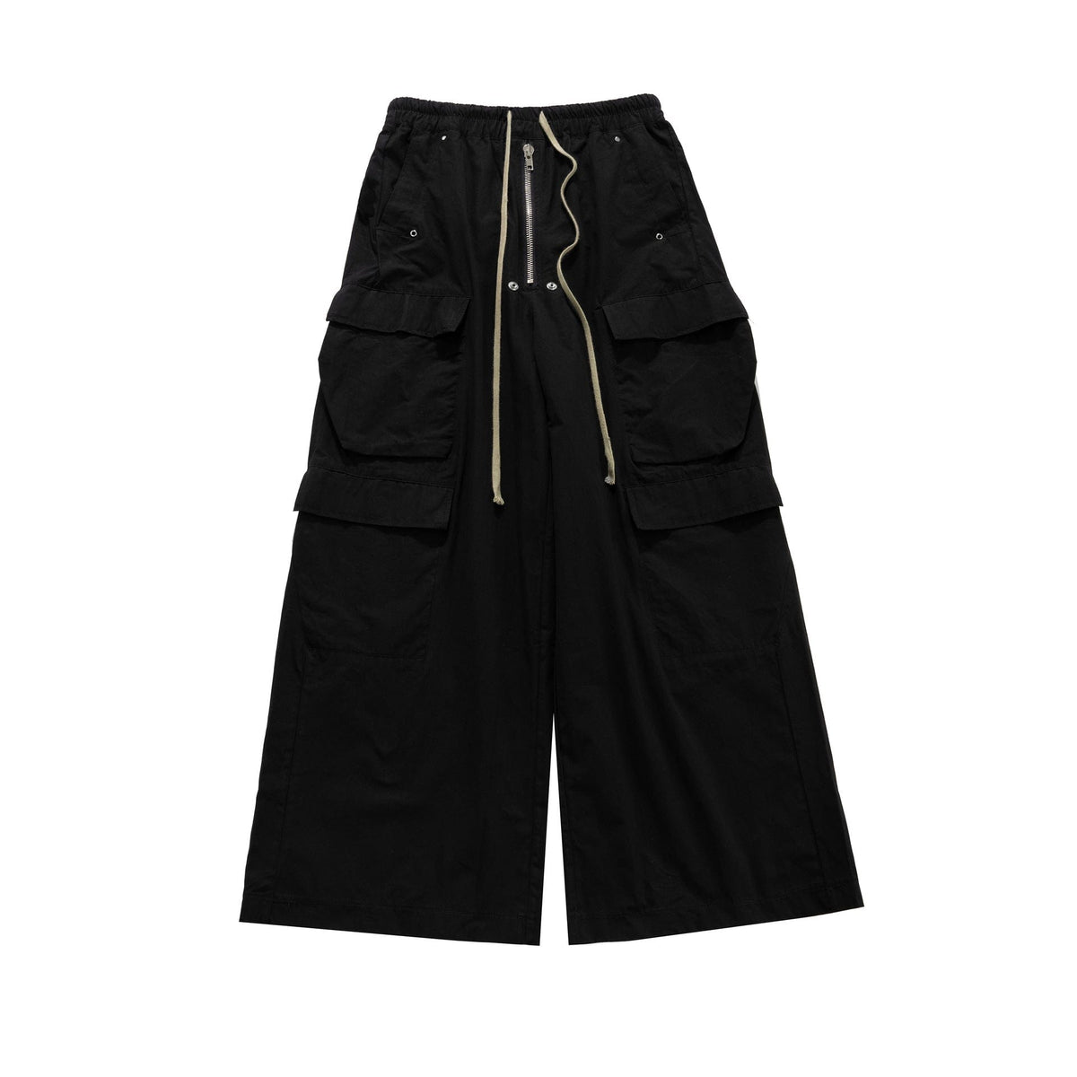 DESIGN RELAXED FIT FLARED  PANTS-6005