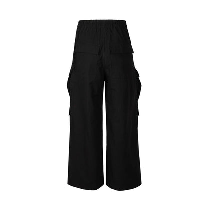 DESIGN RELAXED FIT FLARED  PANTS-6005