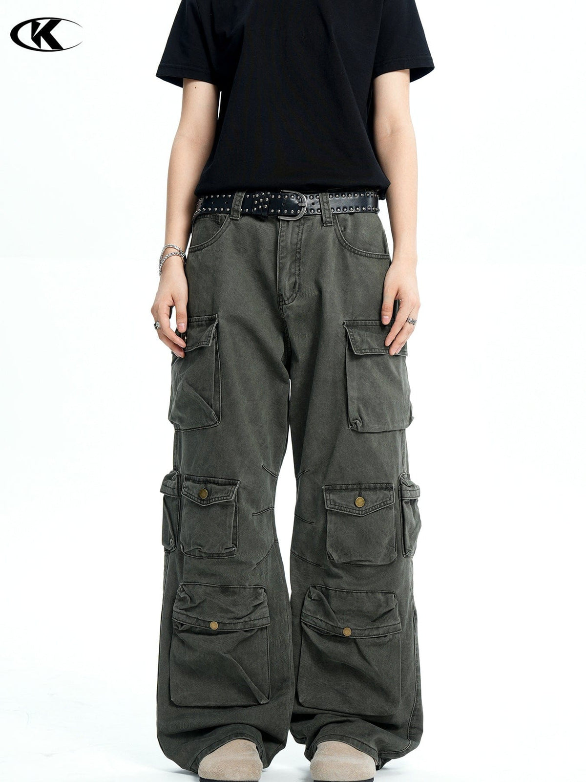 DESIGNER CARGO PANTS-9002