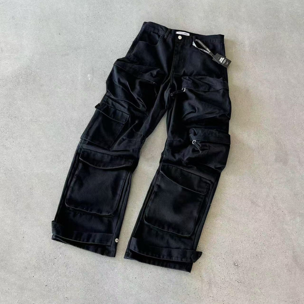 DESIGNER HEAVY CARGO PANTS-8033