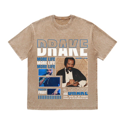 RDMCLOTHINGART tapestry hoodie DRAKE HEAVY WEIGHT COTTON TEE-8994