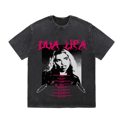 RDMCLOTHINGART tapestry hoodie DUA LIPA HEAVY WEIGHT COTTON TEE-8900