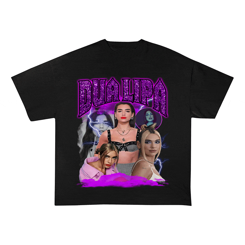 DUA LIPA HEAVY WEIGHT COTTON TEE-9122
