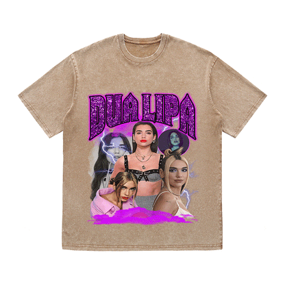 DUA LIPA HEAVY WEIGHT COTTON TEE-9122