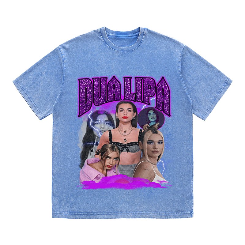 DUA LIPA HEAVY WEIGHT COTTON TEE-9122