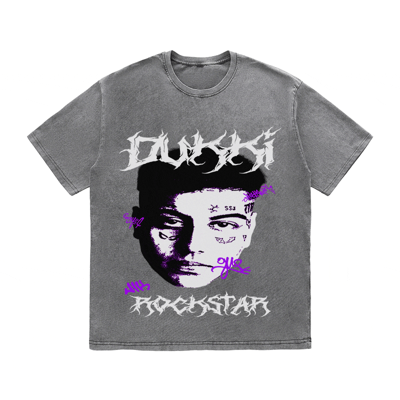 RDMCLOTHINGART tapestry hoodie DUKI HEAVY WEIGHT COTTON TEE-8876
