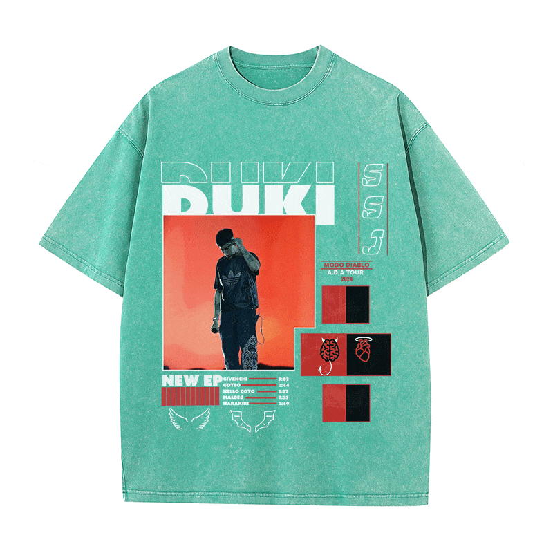 RDMCLOTHINGART tapestry hoodie DUKI HEAVY WEIGHT COTTON TEE-8995