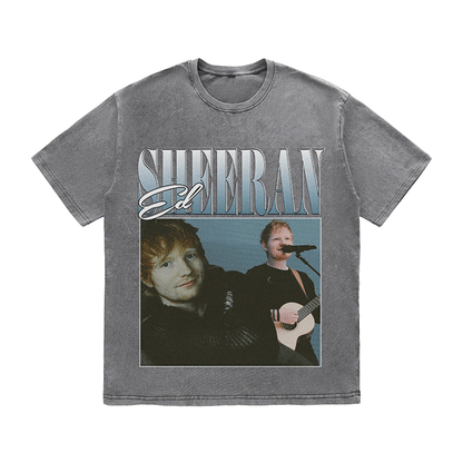 RDMCLOTHINGART tapestry hoodie ED SHEERAN HEAVY WEIGHT COTTON TEE-8860