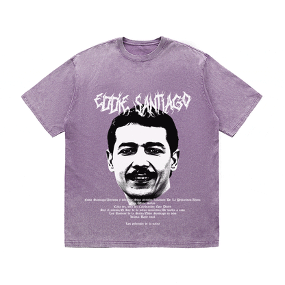 RDMCLOTHINGART tapestry hoodie EDDIE SANTIAGO HEAVY WEIGHT COTTON TEE-8930