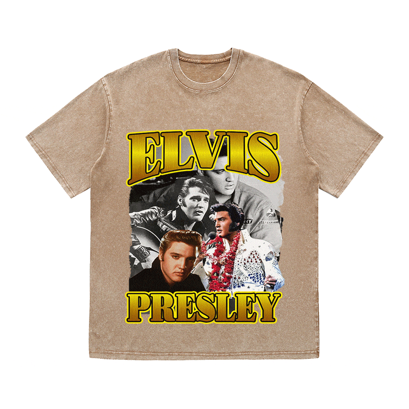 ELVIS HEAVY WEIGHT COTTON TEE-9124