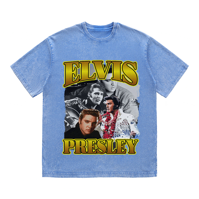 ELVIS HEAVY WEIGHT COTTON TEE-9124