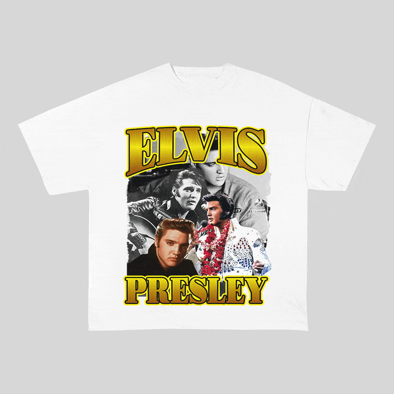 ELVIS HEAVY WEIGHT COTTON TEE-9124